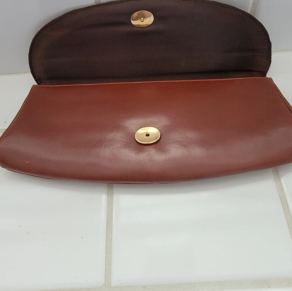 Neusteters Denver Vintage Brown Clutch - Picture 11 of 14